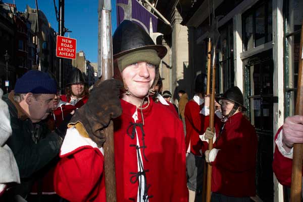 &copy; 2006, Peter Marshall: Kings Army Whitehall Parade