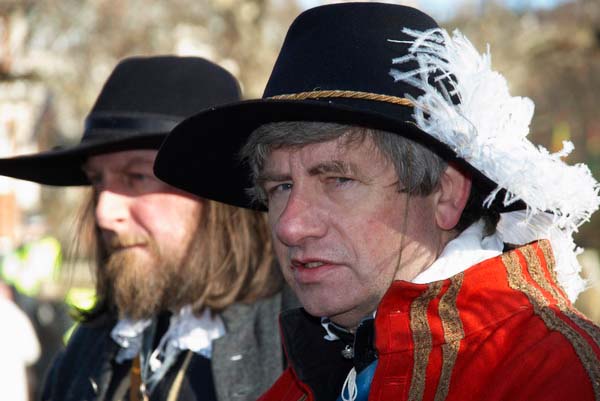 &copy; 2006, Peter Marshall: Kings Army Whitehall Parade