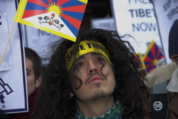 Tibet National Uprising Day March London &copy; 2006, Peter Marshall