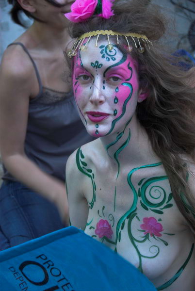 World Naked Bike Ride London. &copy; 2006, Peter Marshall