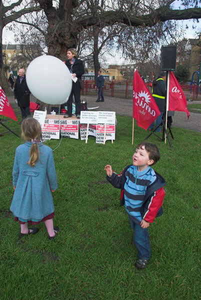 NHS March, Camberwell &copy; 2007, Peter Marshall