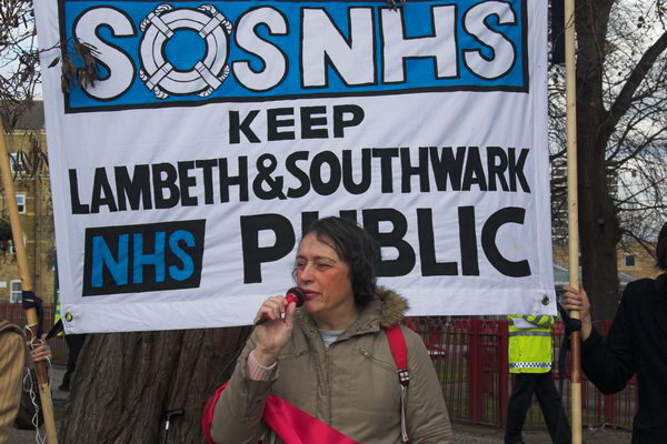 NHS March, Camberwell &copy; 2007, Peter Marshall