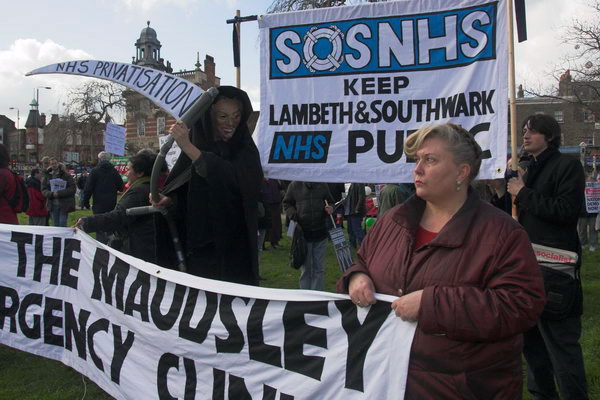 NHS March, Camberwell &copy; 2007, Peter Marshall