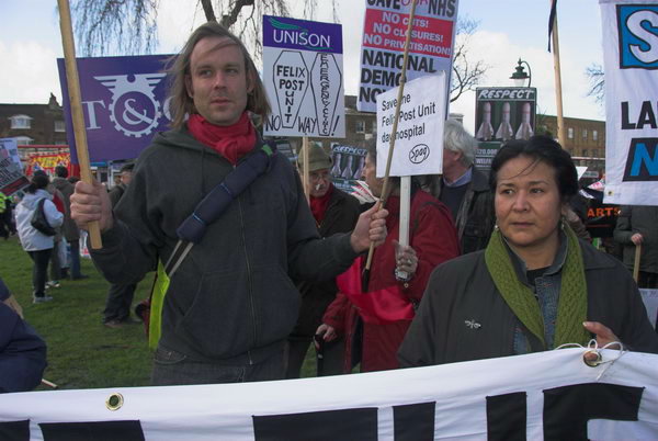 NHS March, Camberwell &copy; 2007, Peter Marshall