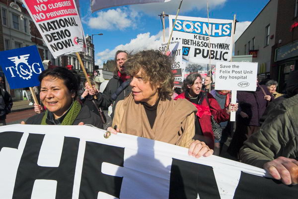 NHS March, Camberwell &copy; 2007, Peter Marshall