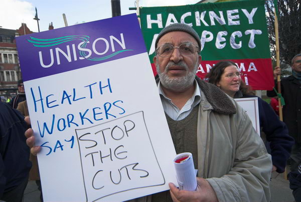 Keep the NHS working, Hackney &copy; 2007, Peter Marshall