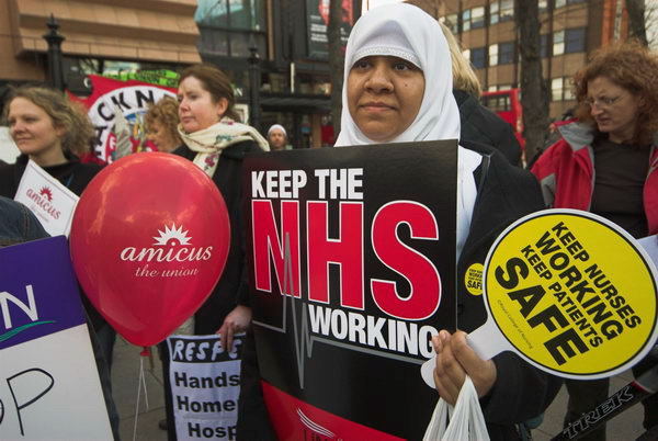 Keep the NHS working, Hackney &copy; 2007, Peter Marshall