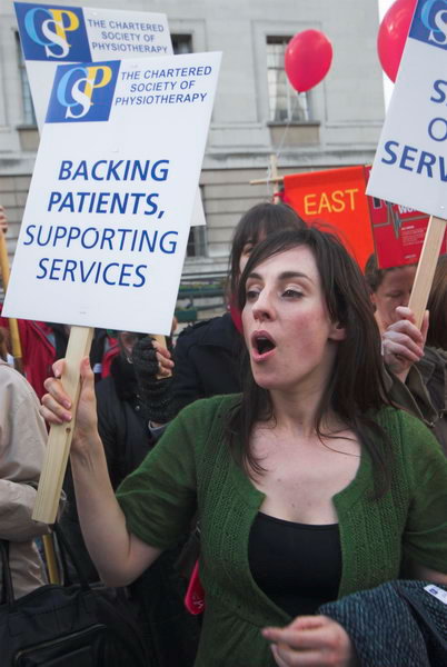 Keep the NHS working, Hackney &copy; 2007, Peter Marshall