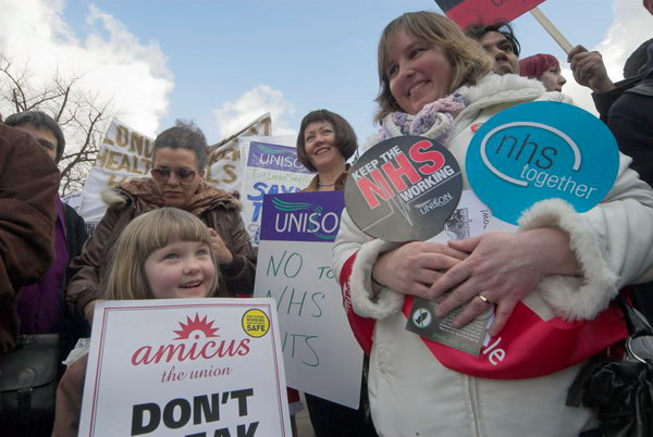 Keep the NHS working, Hackney &copy; 2007, Peter Marshall