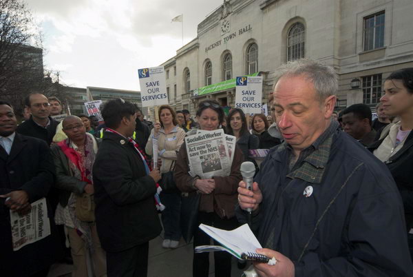 Keep the NHS working, Hackney &copy; 2007, Peter Marshall