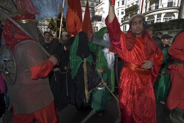 Arbaeen Procession, London &copy; 2007, Peter Marshall